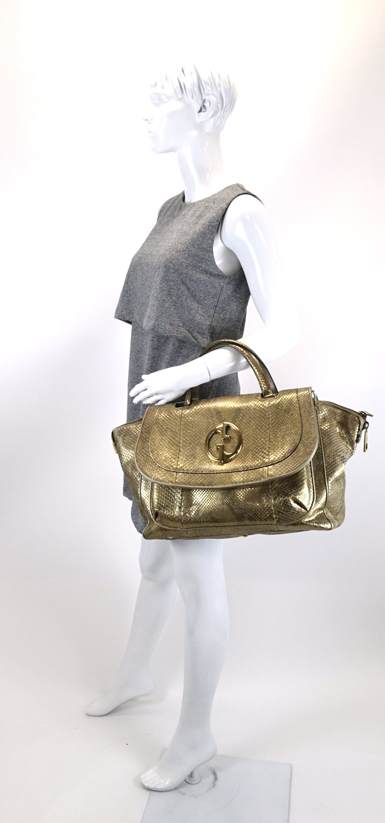 1973 Python Skin Medium Bag