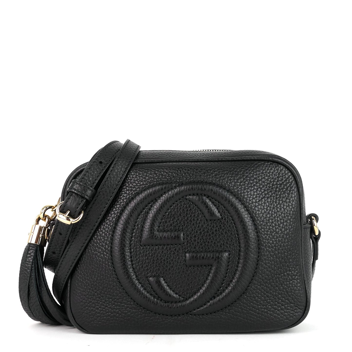 Soho Disco Small Calf Leather Crossbody Bag