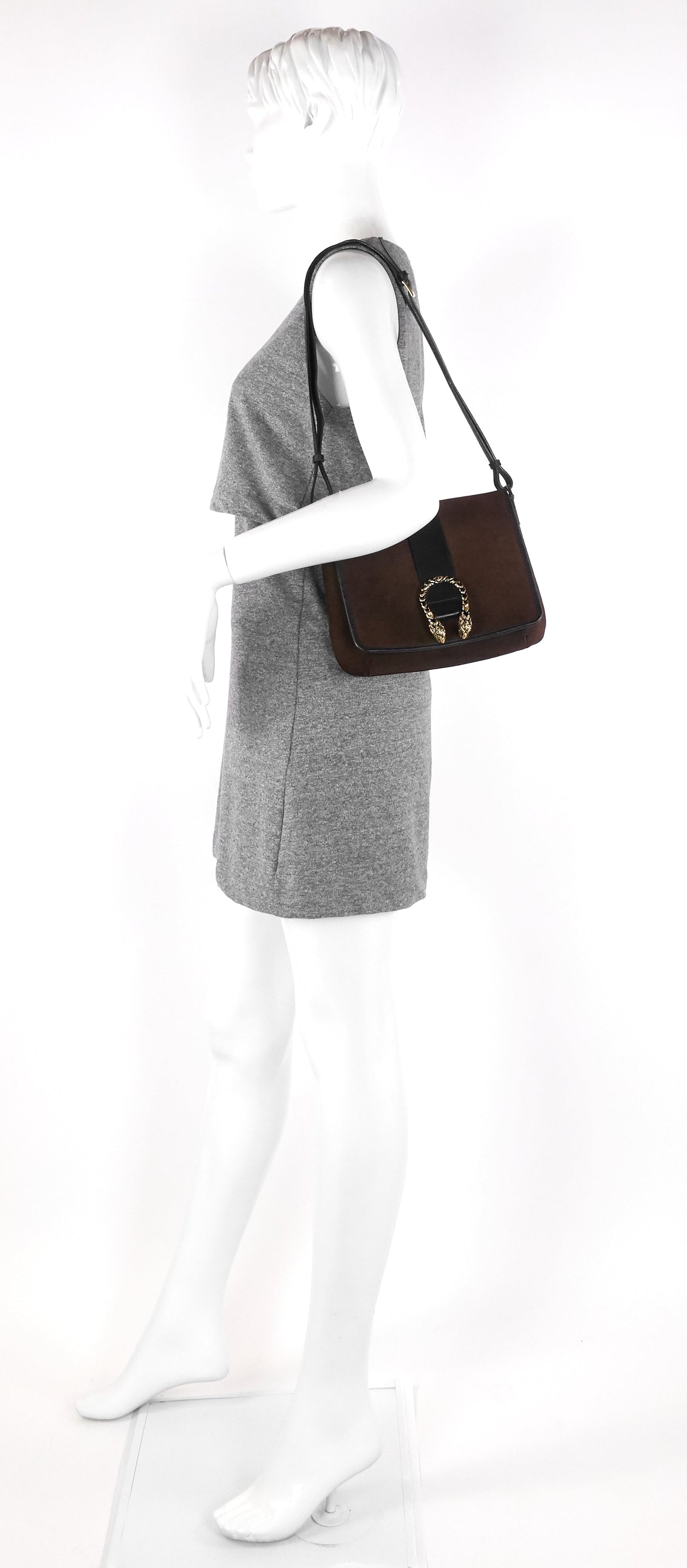 Dionysus Vintage Suede and Leather Shoulder Bag