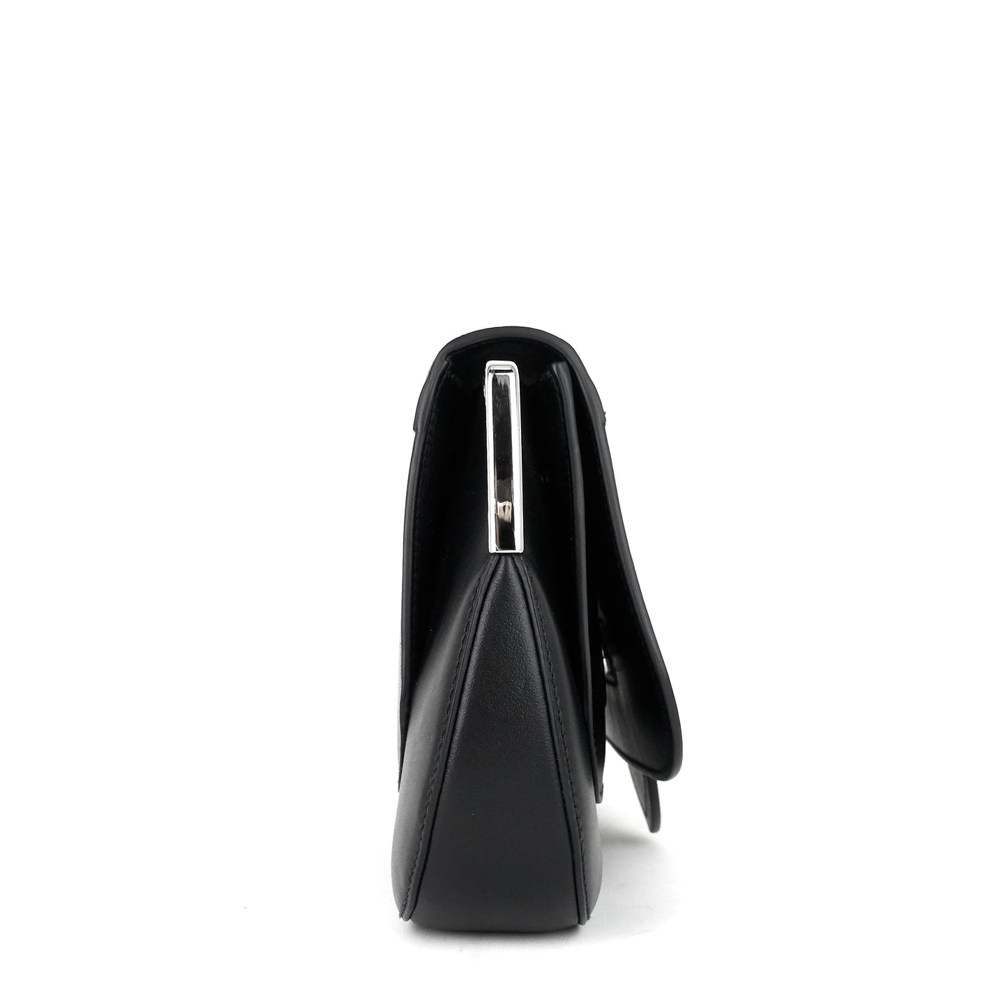 Sidonie Black Leather Shoulder Bag