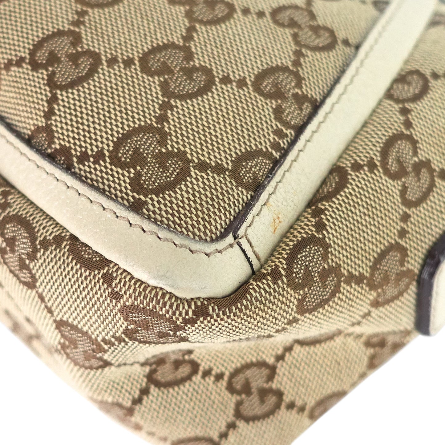 Abbey D-Ring Monogram Canvas Pochette Bag