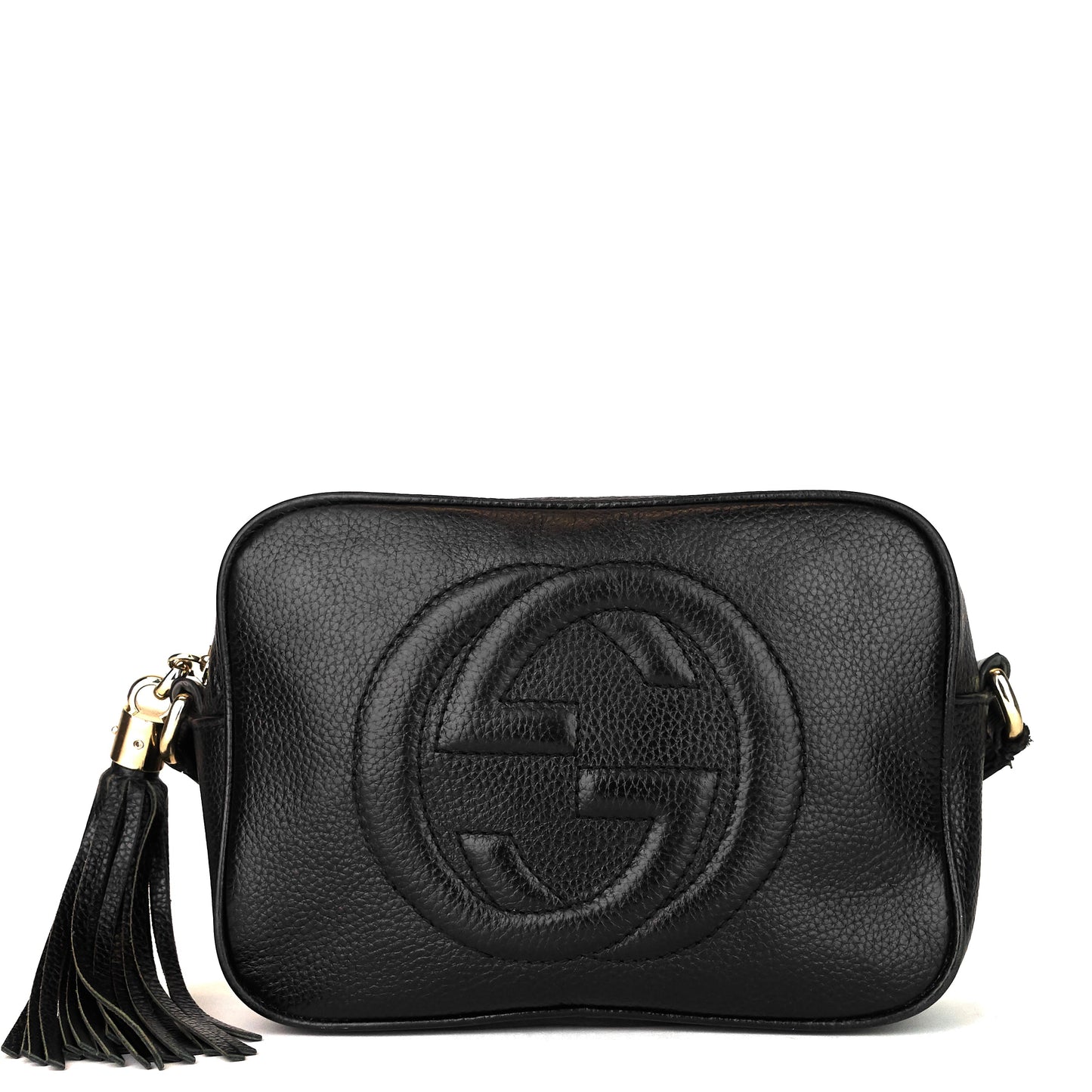 Soho Disco Small Calf Leather Crossbody Bag