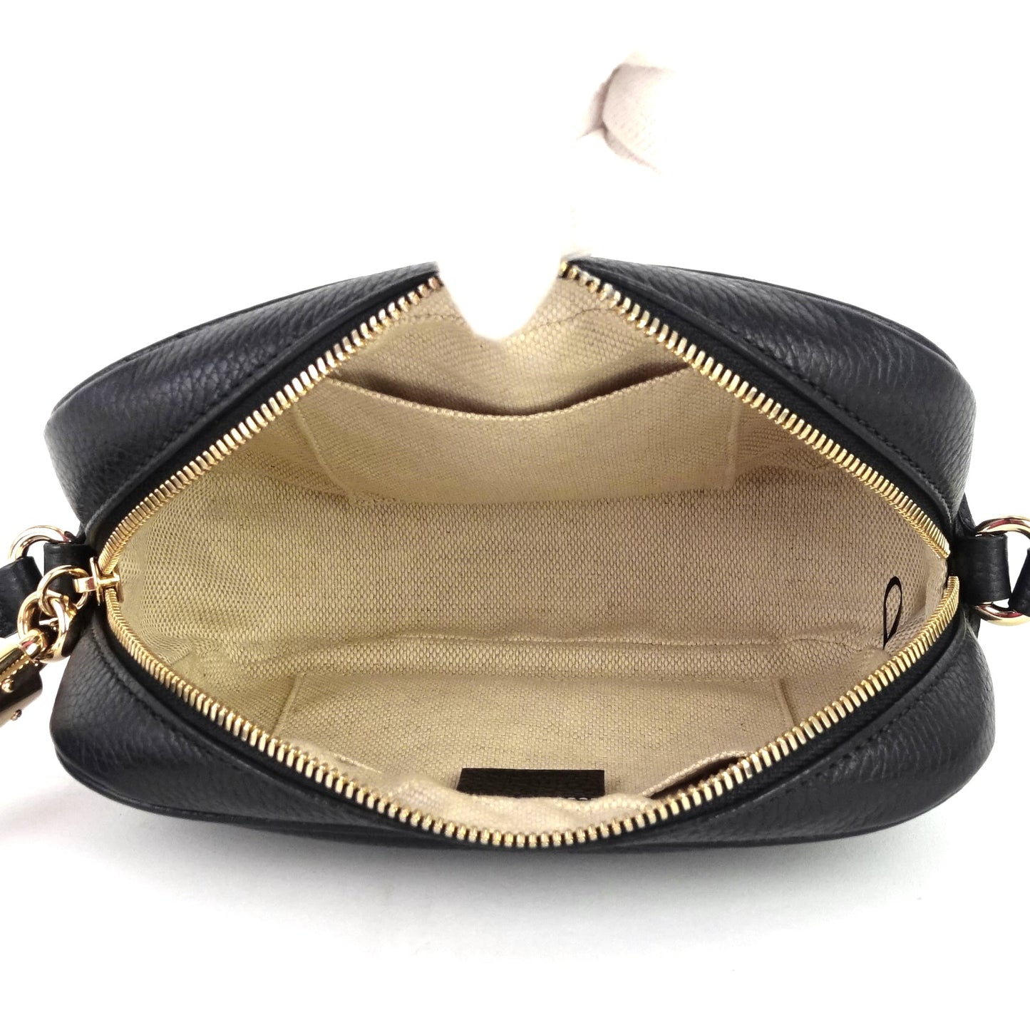 Soho Disco Small Calf Leather Crossbody Bag