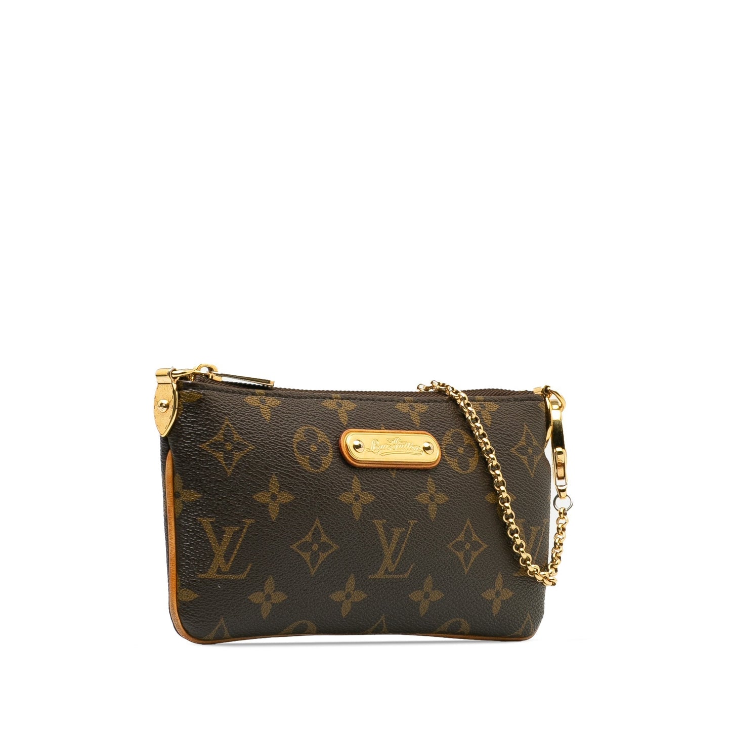 Brown Louis Vuitton Monogram Pochette Milla MM Shoulder Bag