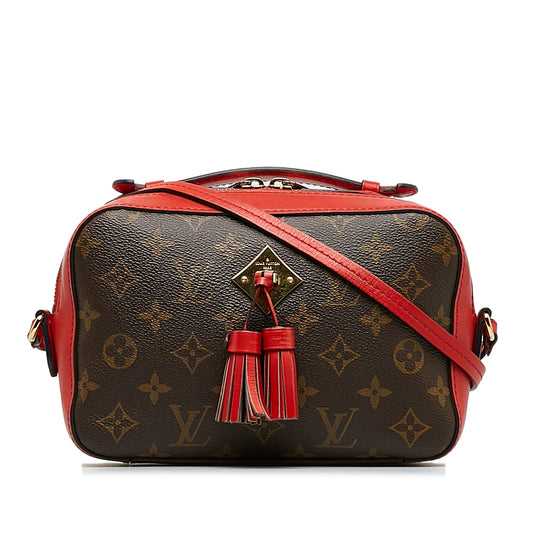 Brown Louis Vuitton Monogram Saintonge Crossbody Bag