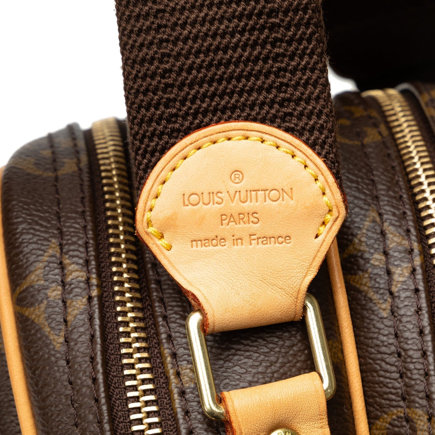 Brown Louis Vuitton Monogram Reporter PM Crossbody Bag