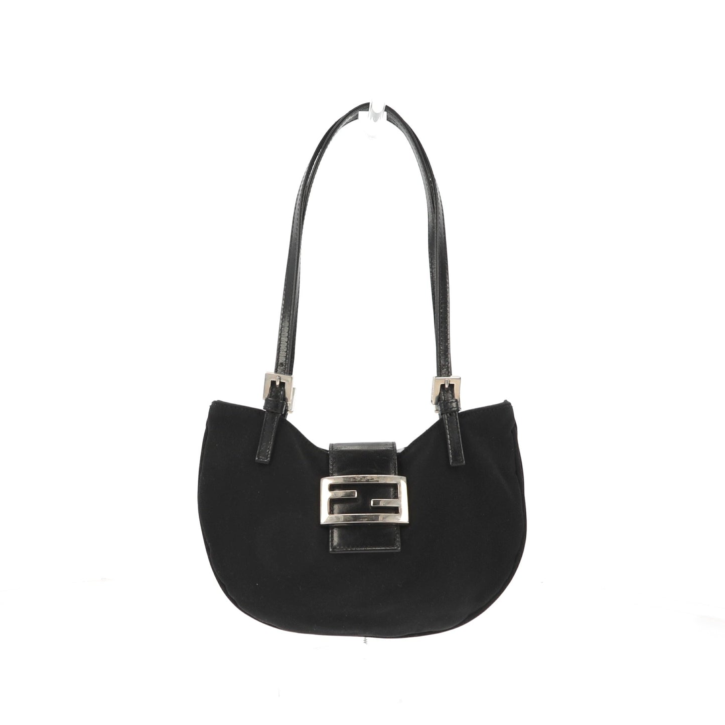 FENDI Shoulder Bag in Black Fabric