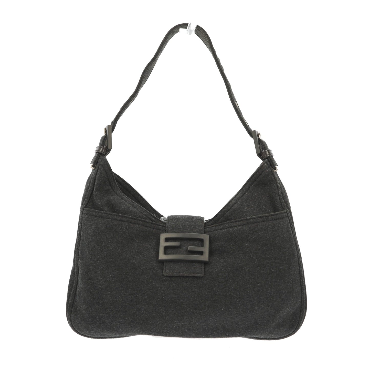 FENDI Shoulder Bag in Black Fabric