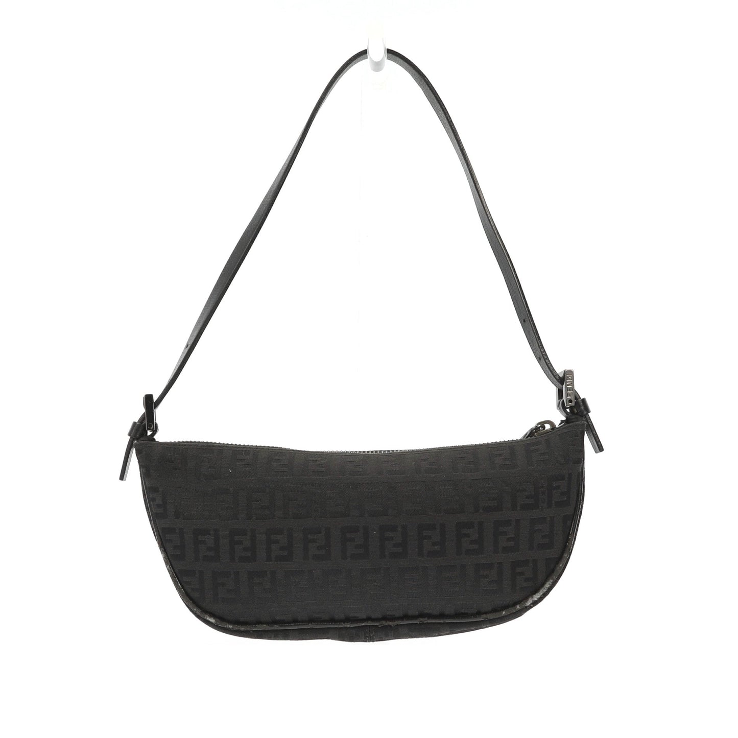 FENDI Shoulder Bag in Black Fabric