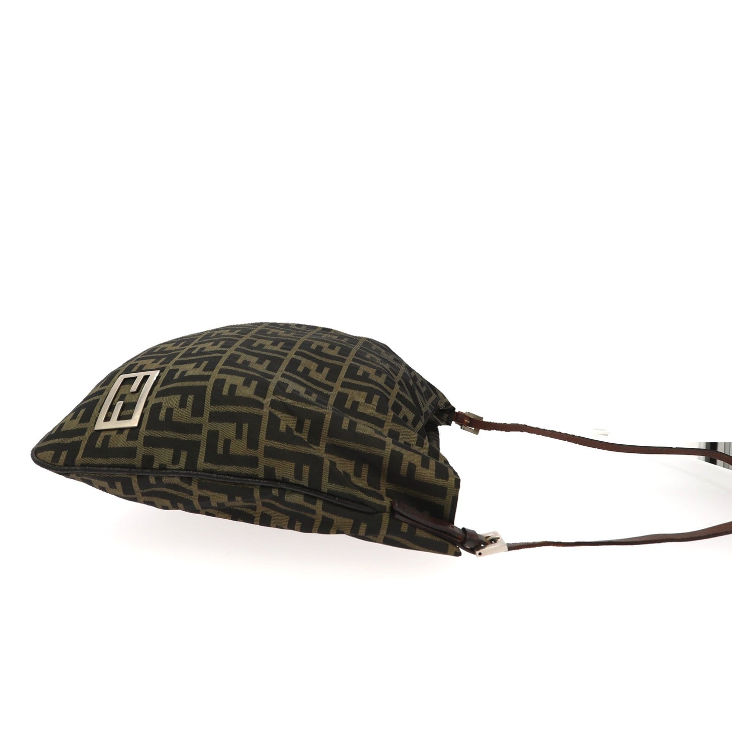 FENDI Shoulder Bag in Brown Fabric