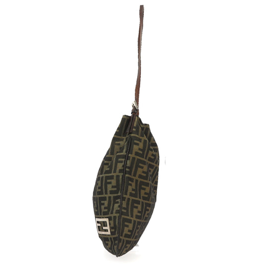 FENDI Shoulder Bag in Brown Fabric