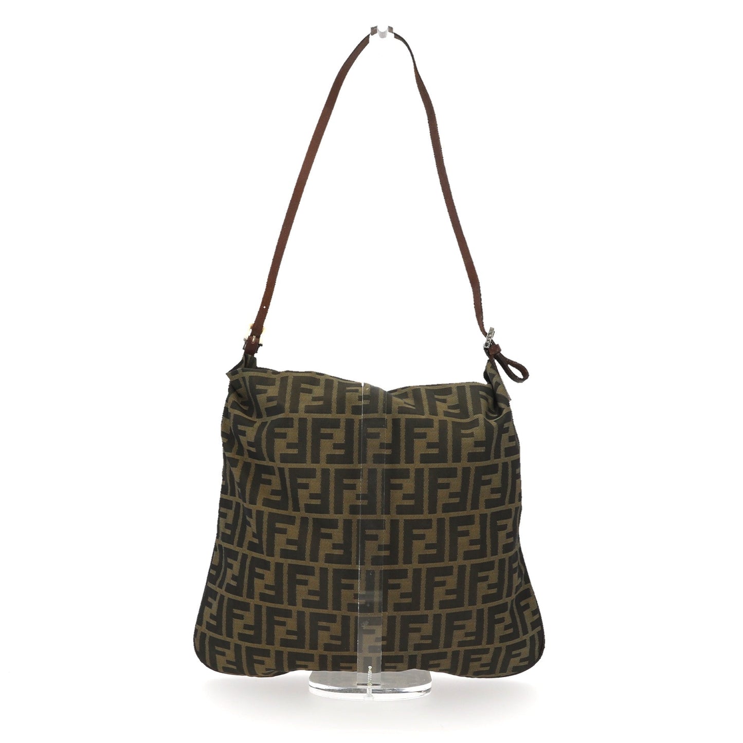 FENDI Shoulder Bag in Brown Fabric