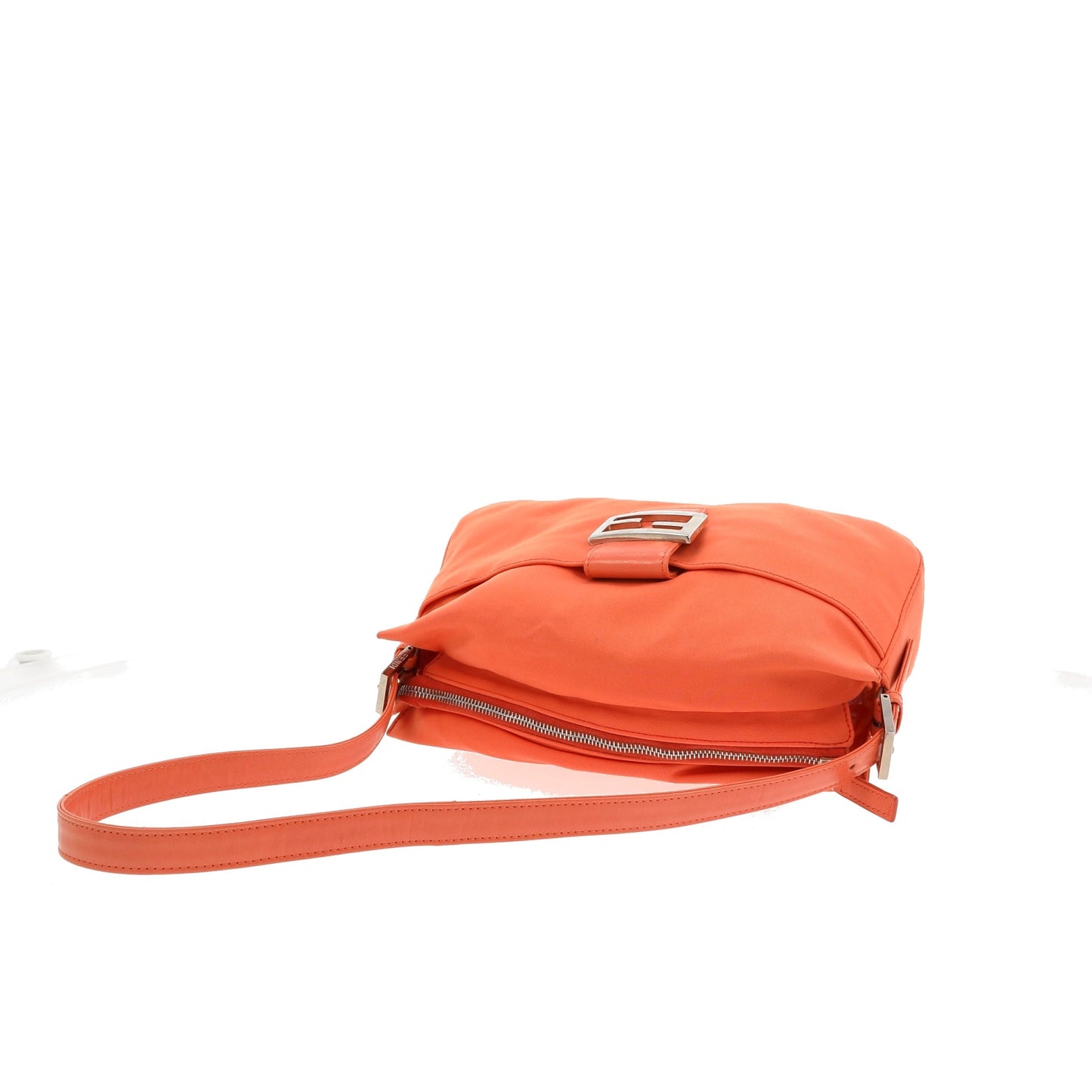 FENDI Shoulder Bag in Orange Fabric