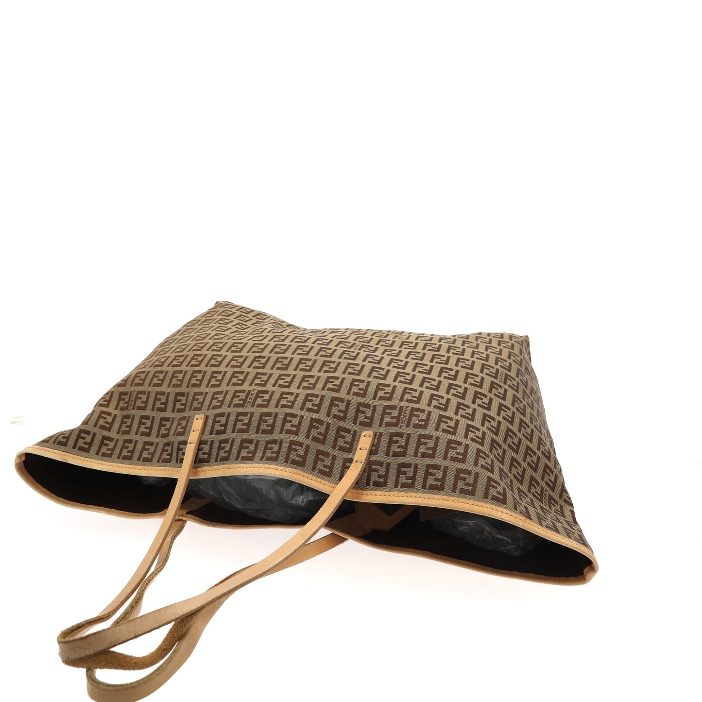 FENDI Shoulder Bag in Brown Fabric