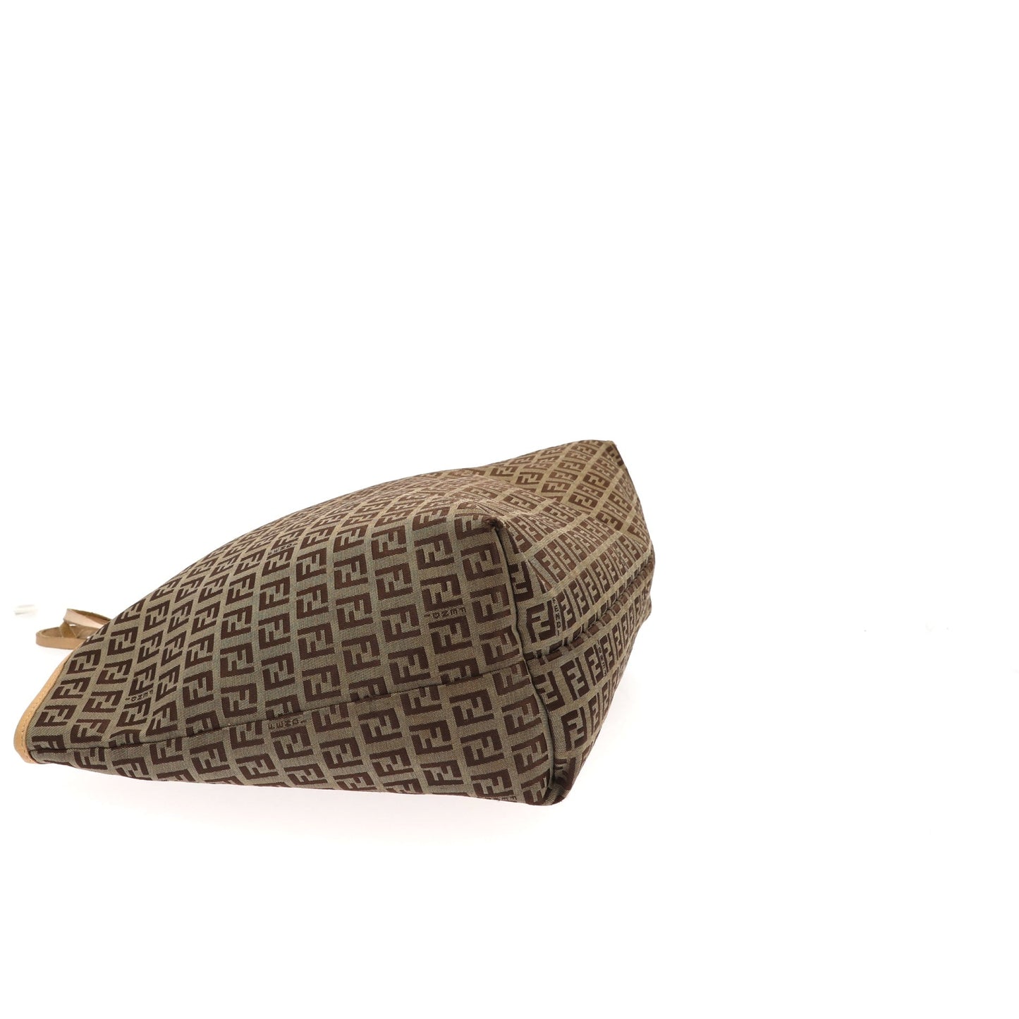 FENDI Shoulder Bag in Brown Fabric