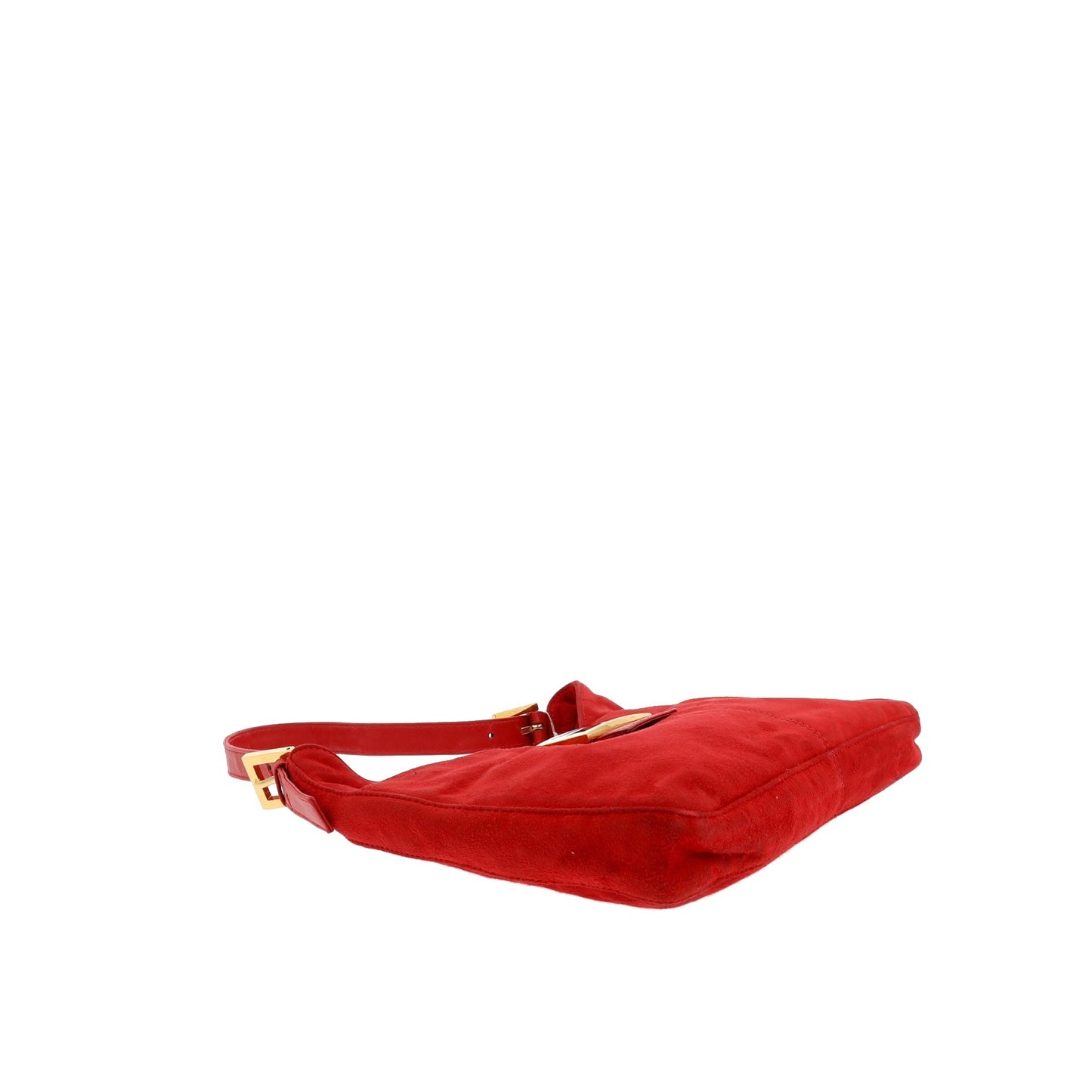 FENDI Shoulder Bag in Red Suede