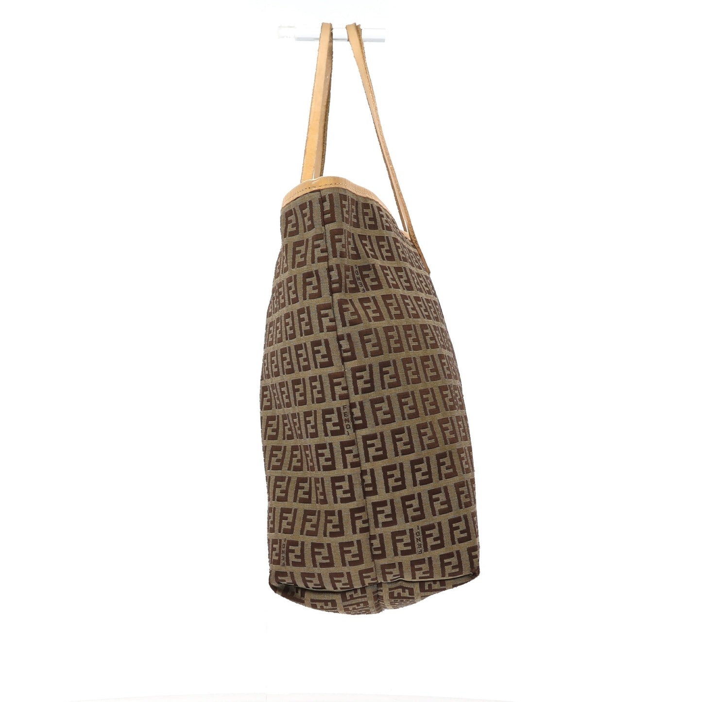 FENDI Shoulder Bag in Brown Fabric