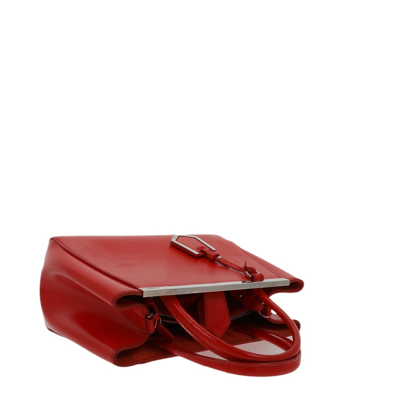 FENDI 2Jours Handbag in Red Leather