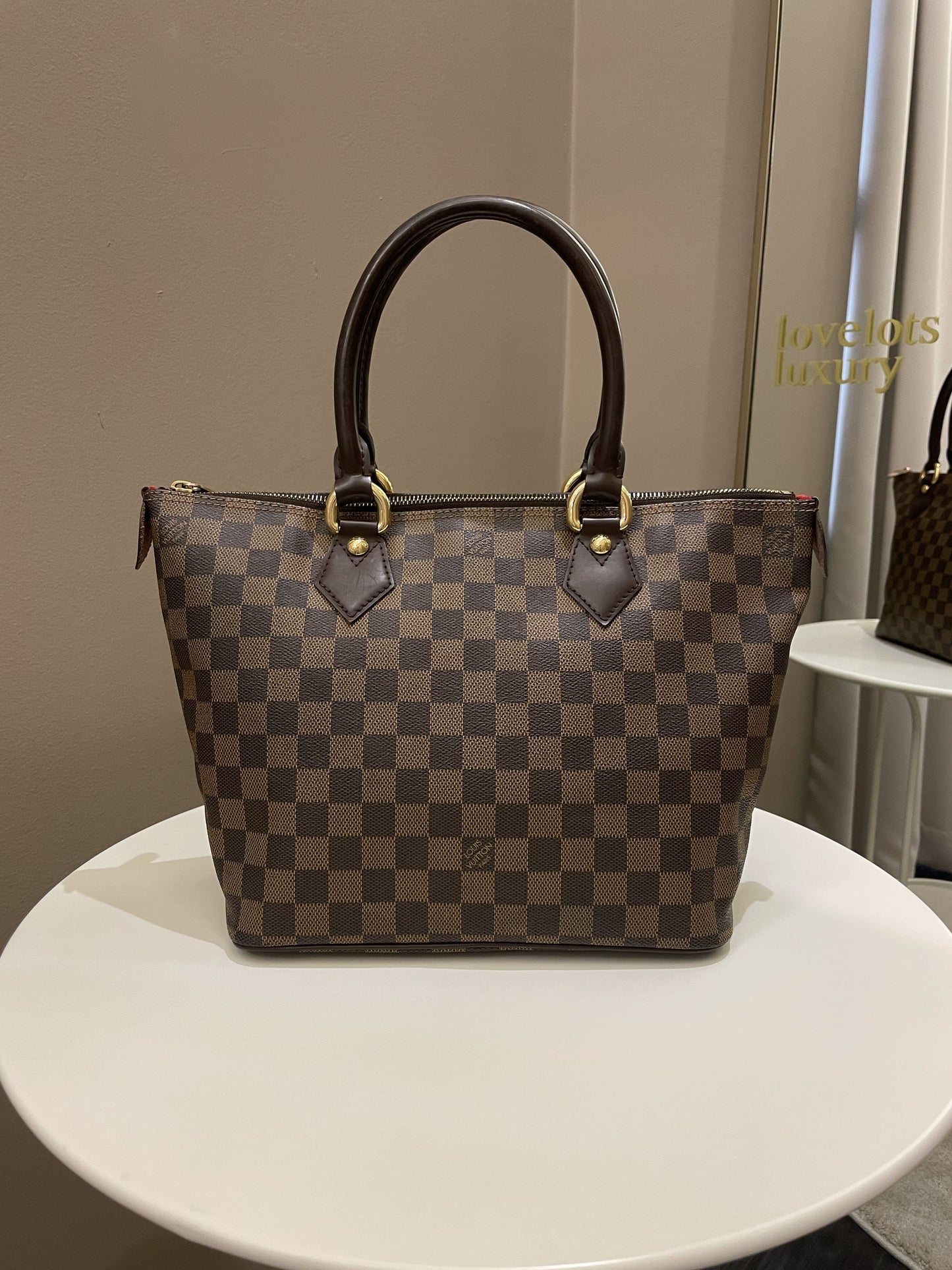 Louis Vuitton Saleya Shoulder Bag Damier Ebene