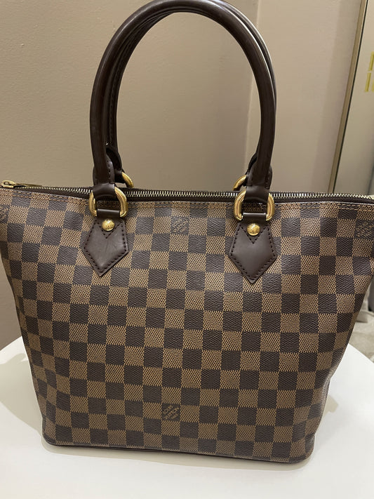 Louis Vuitton Saleya Shoulder Bag Damier Ebene