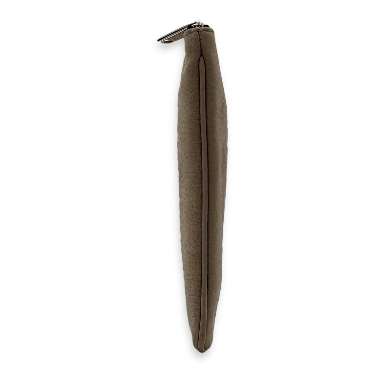 Clutch  Clutch Small Brown in Calfskin, Silver hardware