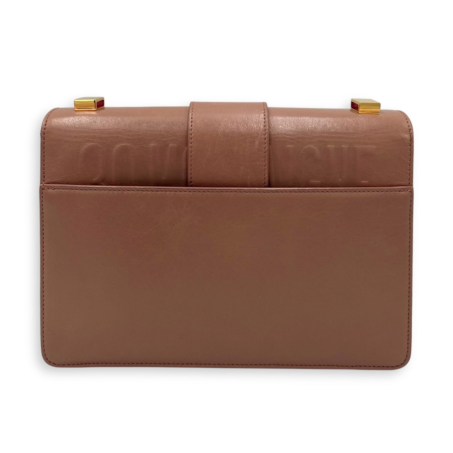 30 Montaigne Medium Shoulder bag in Calfskin, Gold Hardware