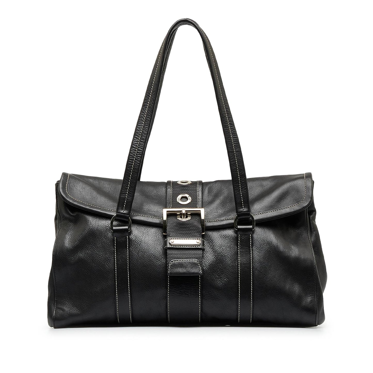 Prada Leather Shoulder Bag (SHG-kzN8pc)