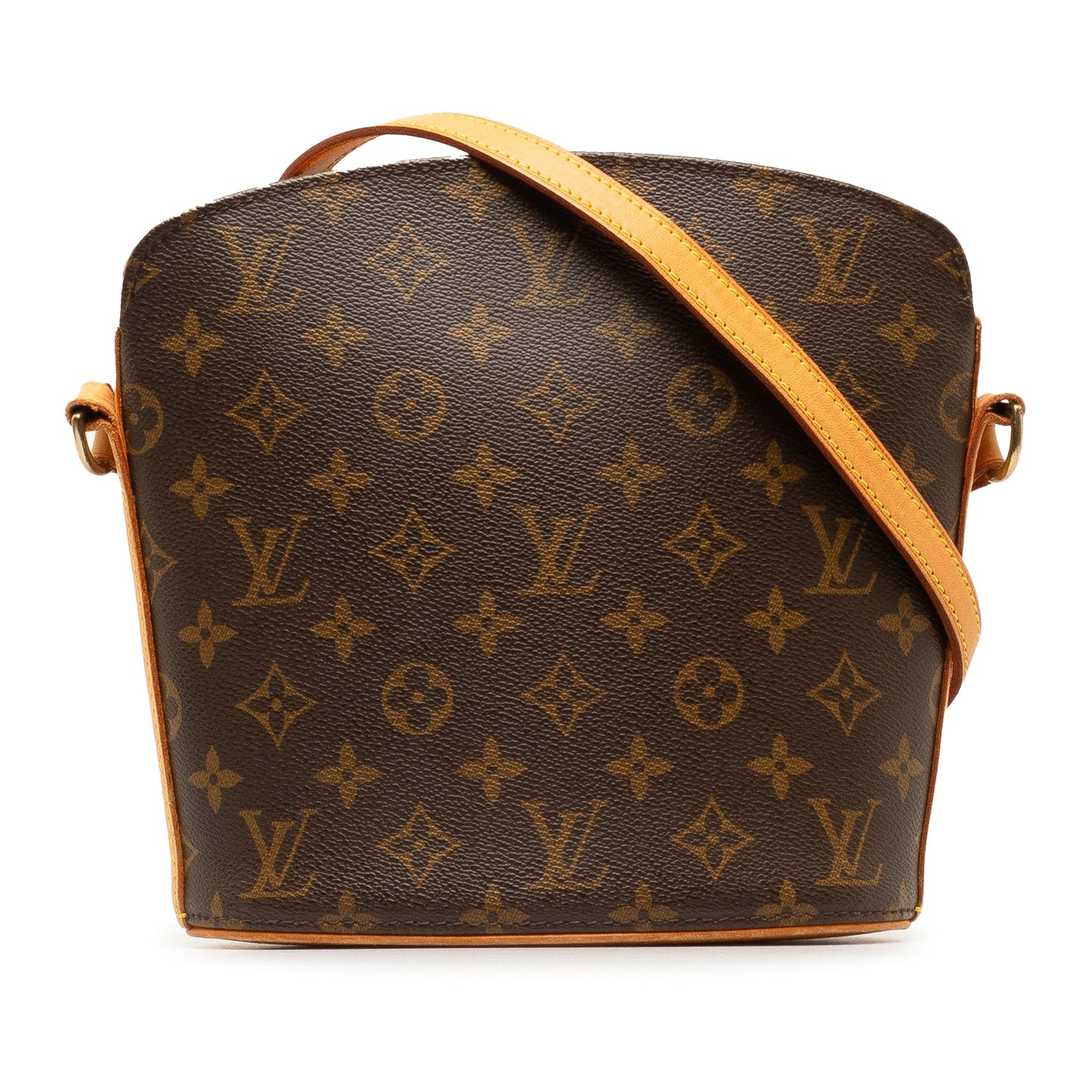 Brown Louis Vuitton Monogram Drouot Crossbody Bag