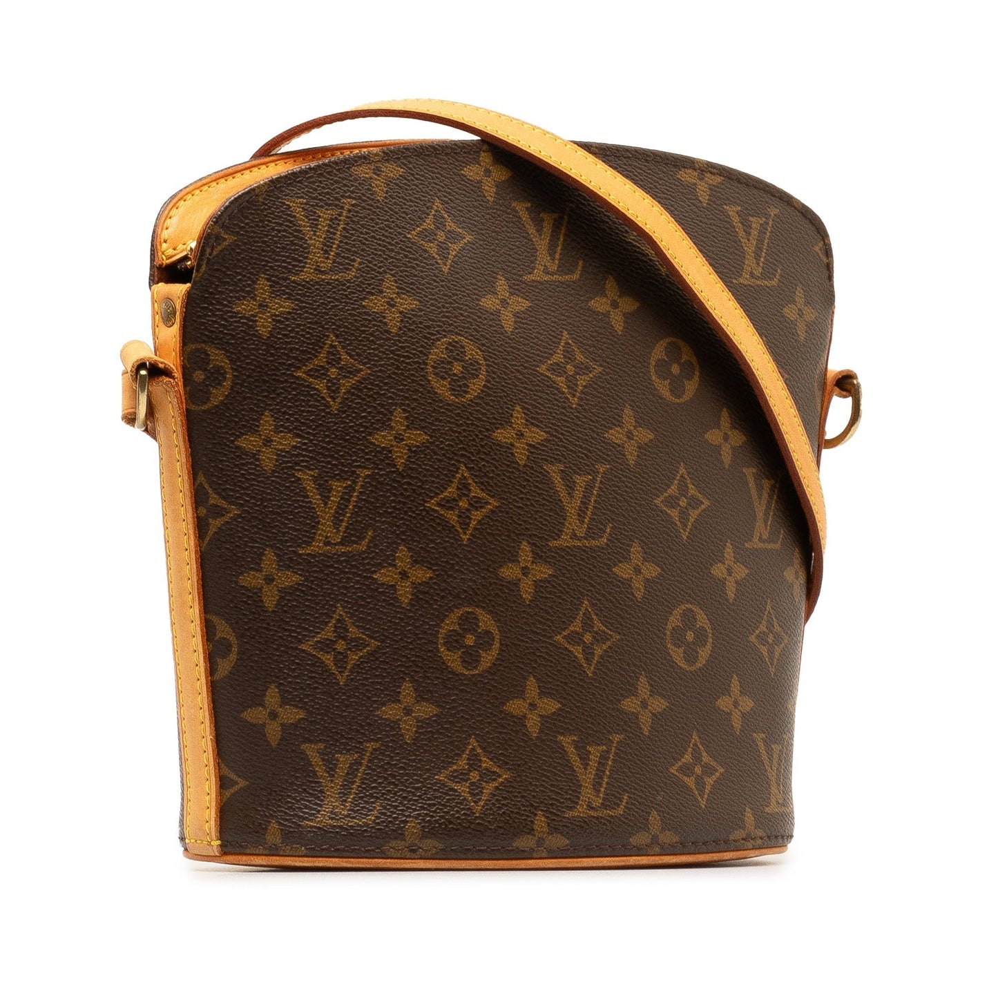 Brown Louis Vuitton Monogram Drouot Crossbody Bag