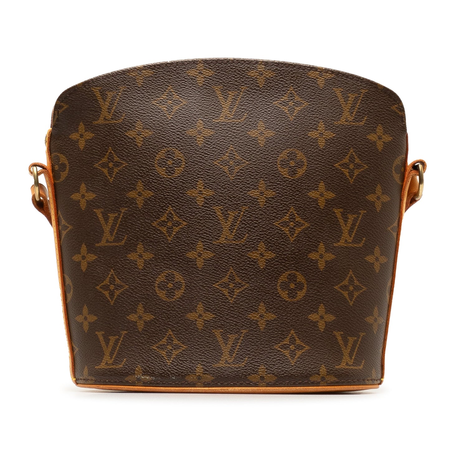 Brown Louis Vuitton Monogram Drouot Crossbody Bag