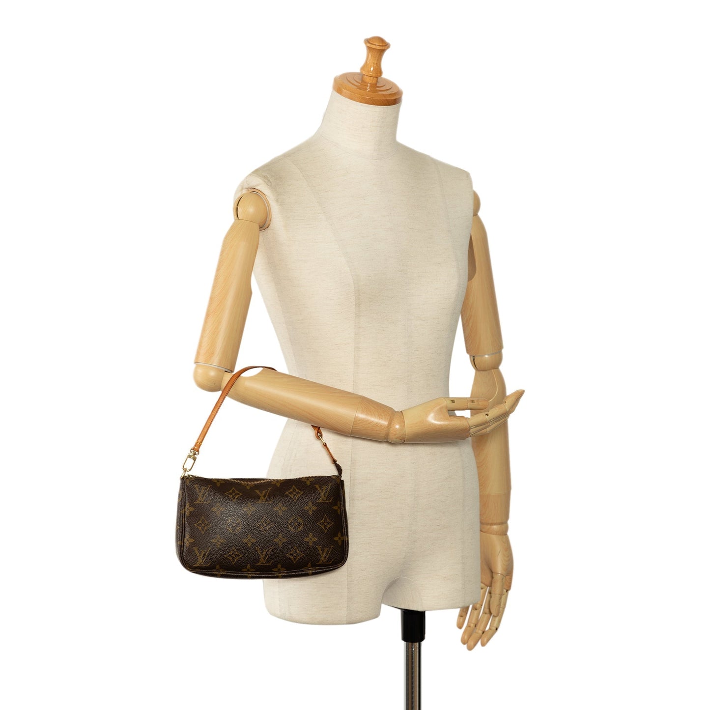 Brown Louis Vuitton Monogram Pochette Accessoires Shoulder Bag