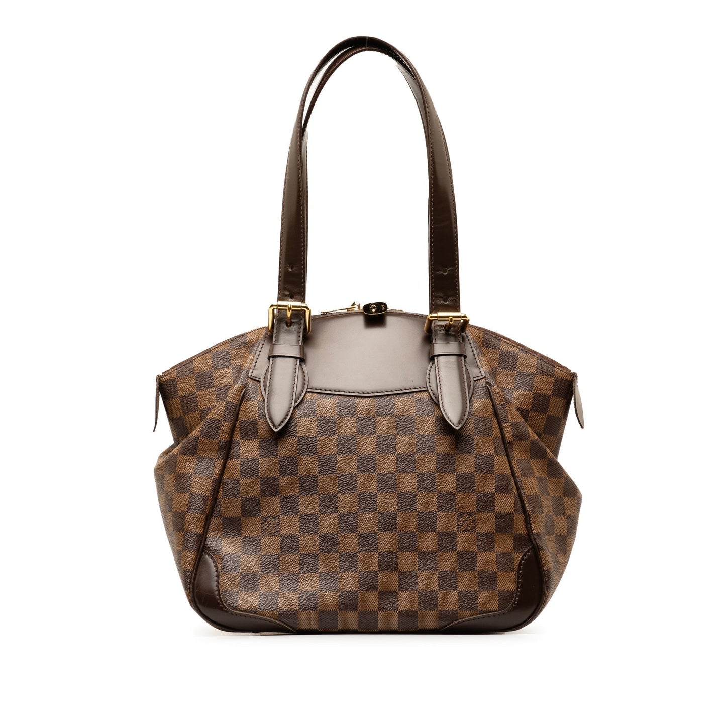 Brown Louis Vuitton Damier Ebene Verona MM Shoulder Bag