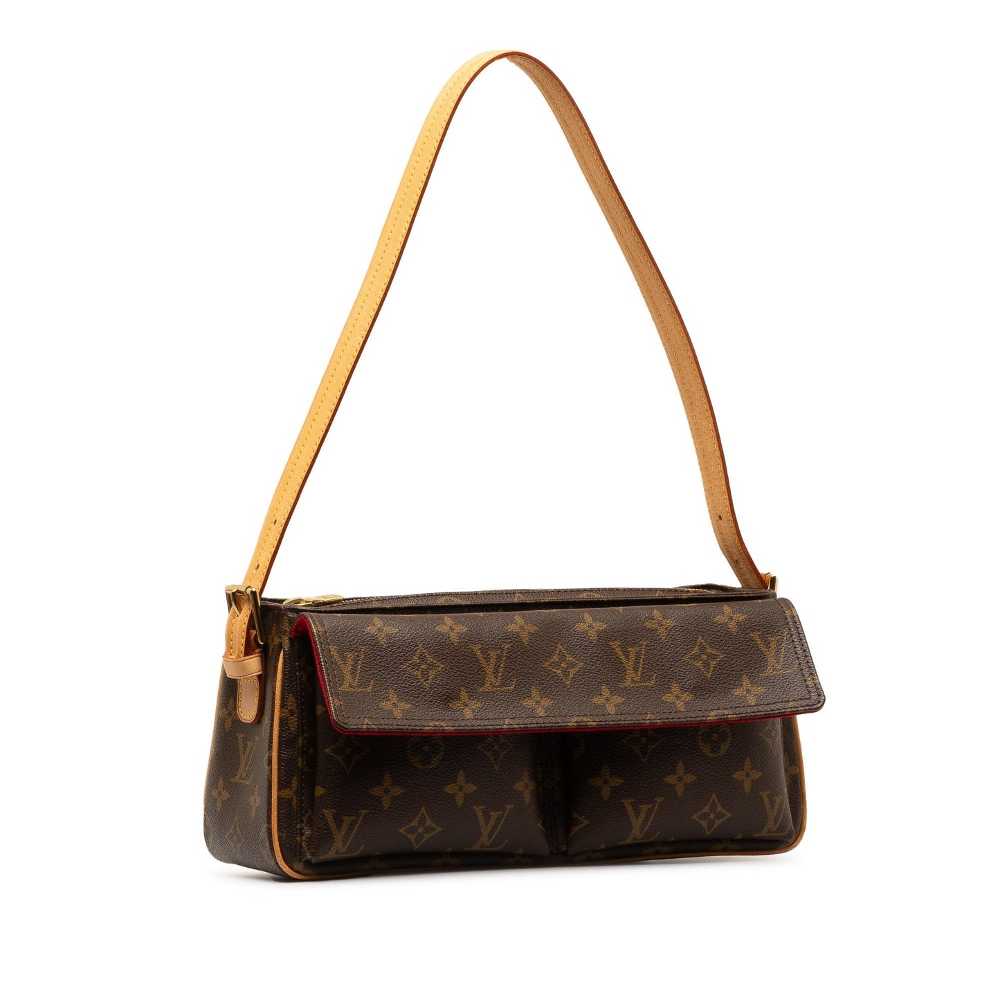 Brown Louis Vuitton Monogram Viva Cite MM Shoulder Bag