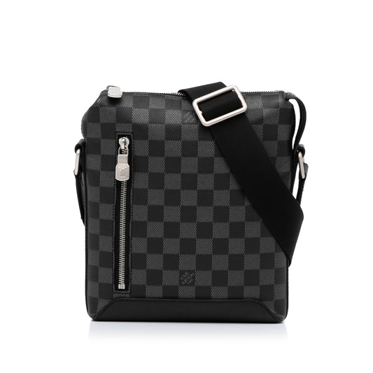 Black Louis Vuitton Damier Infini Discovery Messenger Crossbody Bag