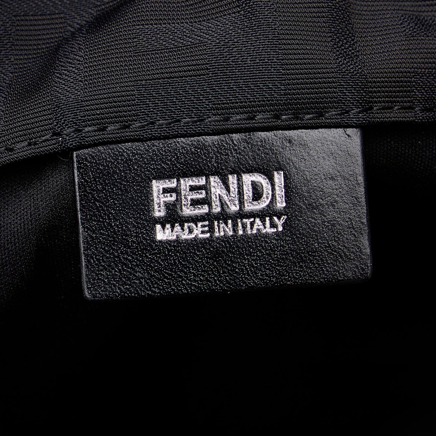 Black Fendi Zucca Tote Bag