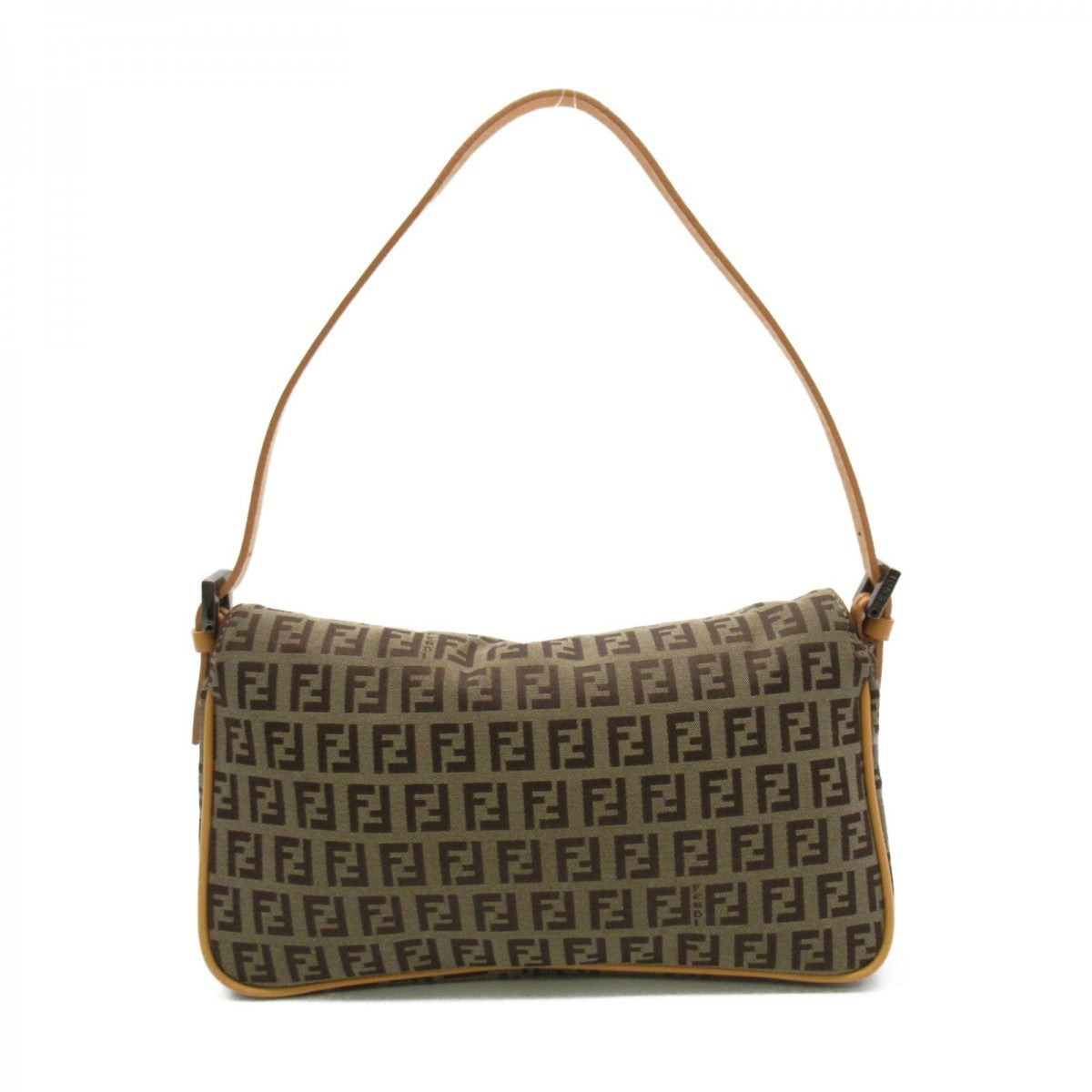 Fendi Zucchino Canvas Shoulder Bag - '10s