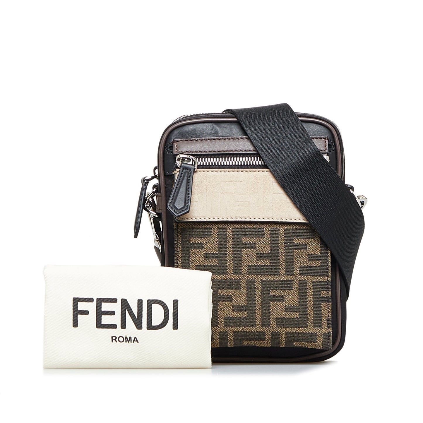 FENDI Zucca Crossbody Bag