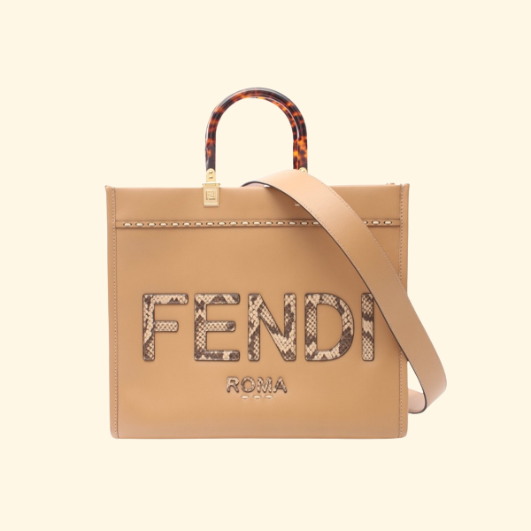 Fendi 2Way Leather Tote Bag