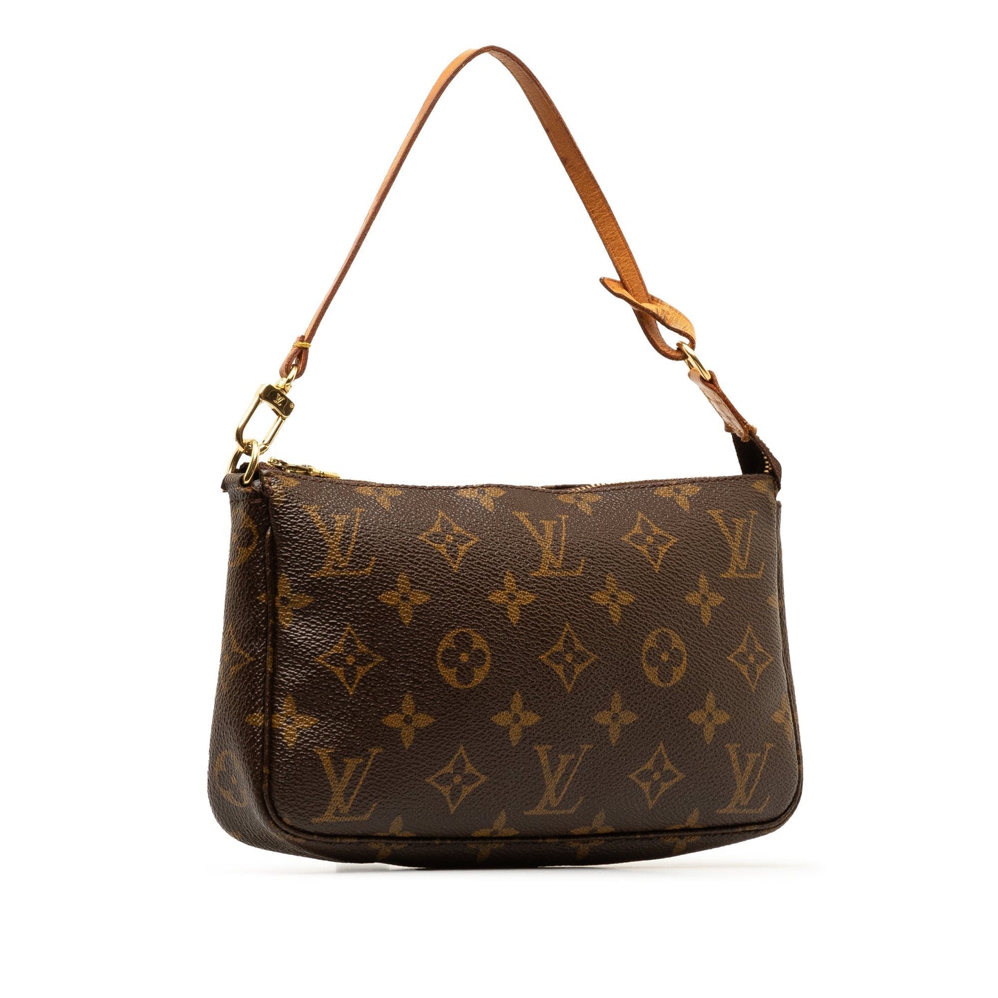 Brown Louis Vuitton Monogram Pochette Accessoires Shoulder Bag