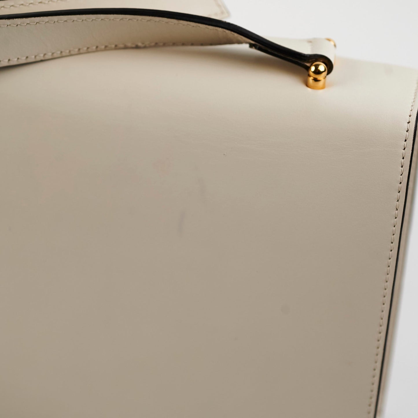 Gucci Lock Logo Cream Crossbody Bag