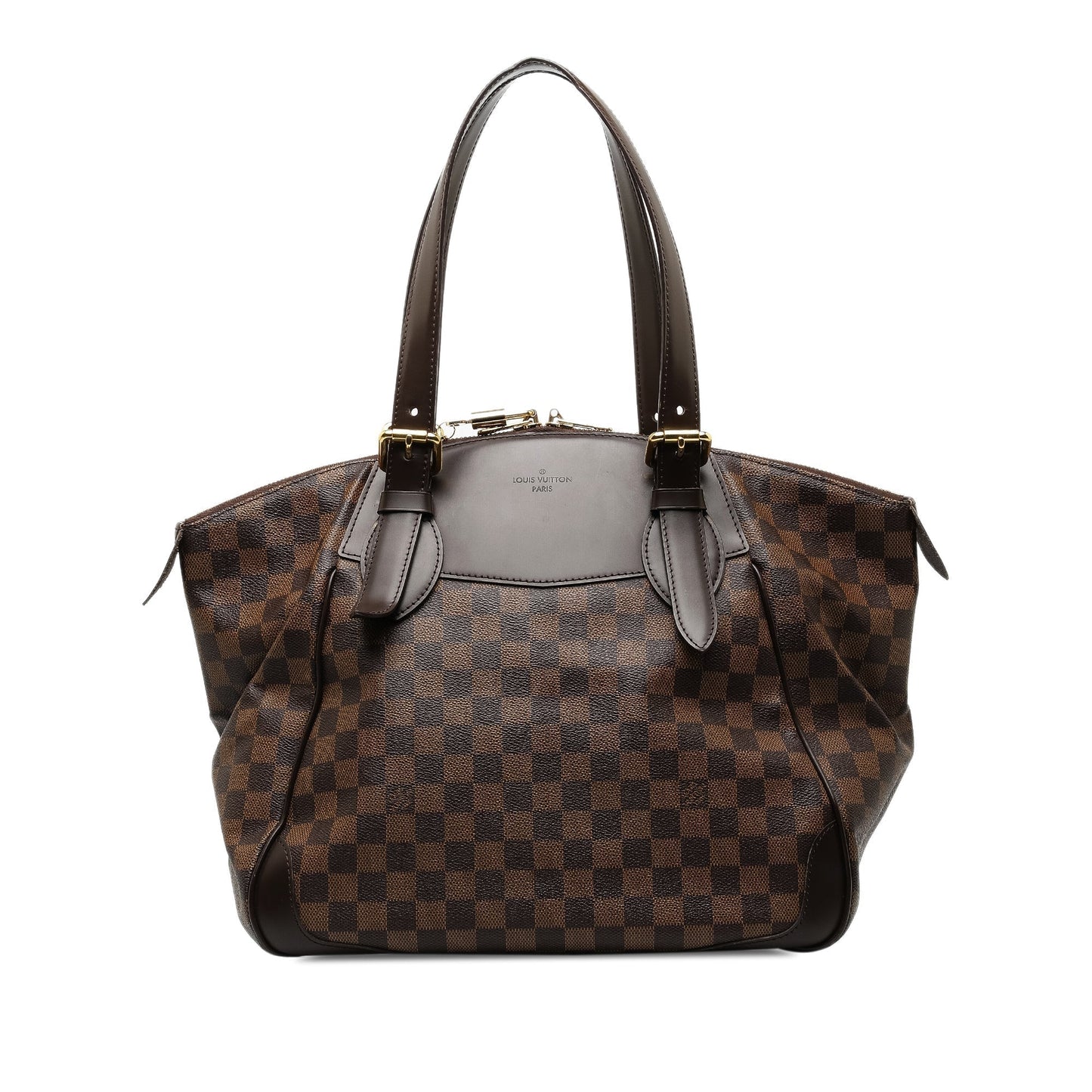 Brown Louis Vuitton Damier Ebene Verona GM Shoulder Bag