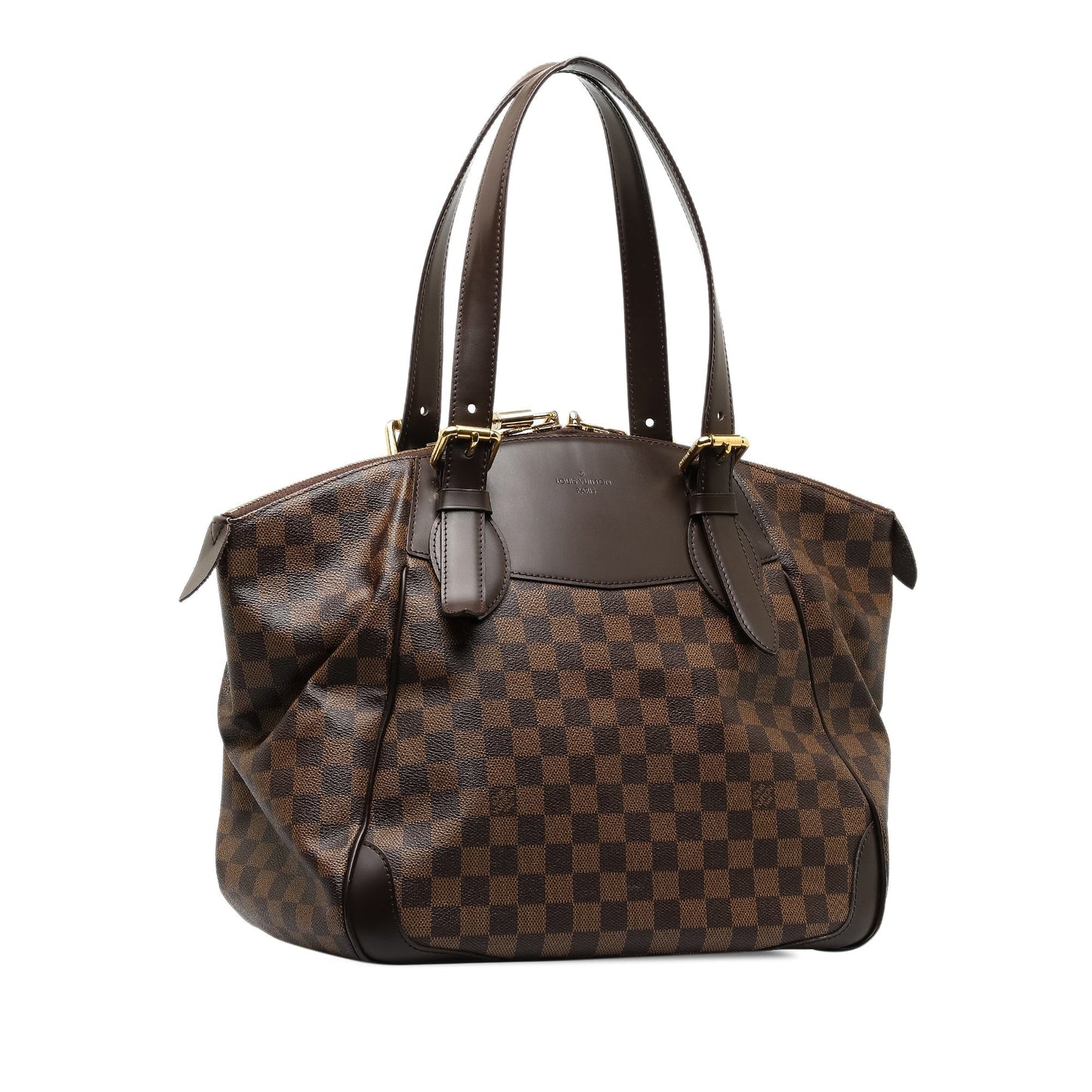 Brown Louis Vuitton Damier Ebene Verona GM Shoulder Bag