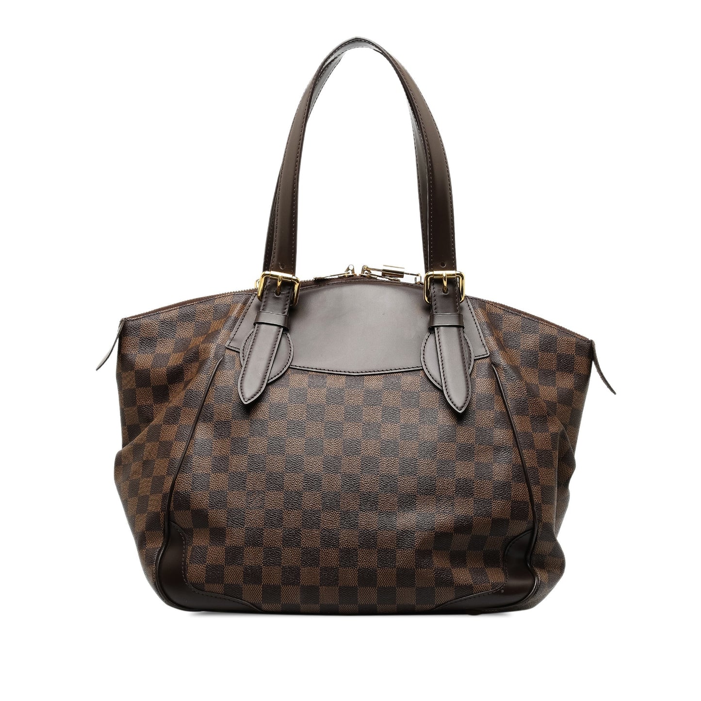 Brown Louis Vuitton Damier Ebene Verona GM Shoulder Bag