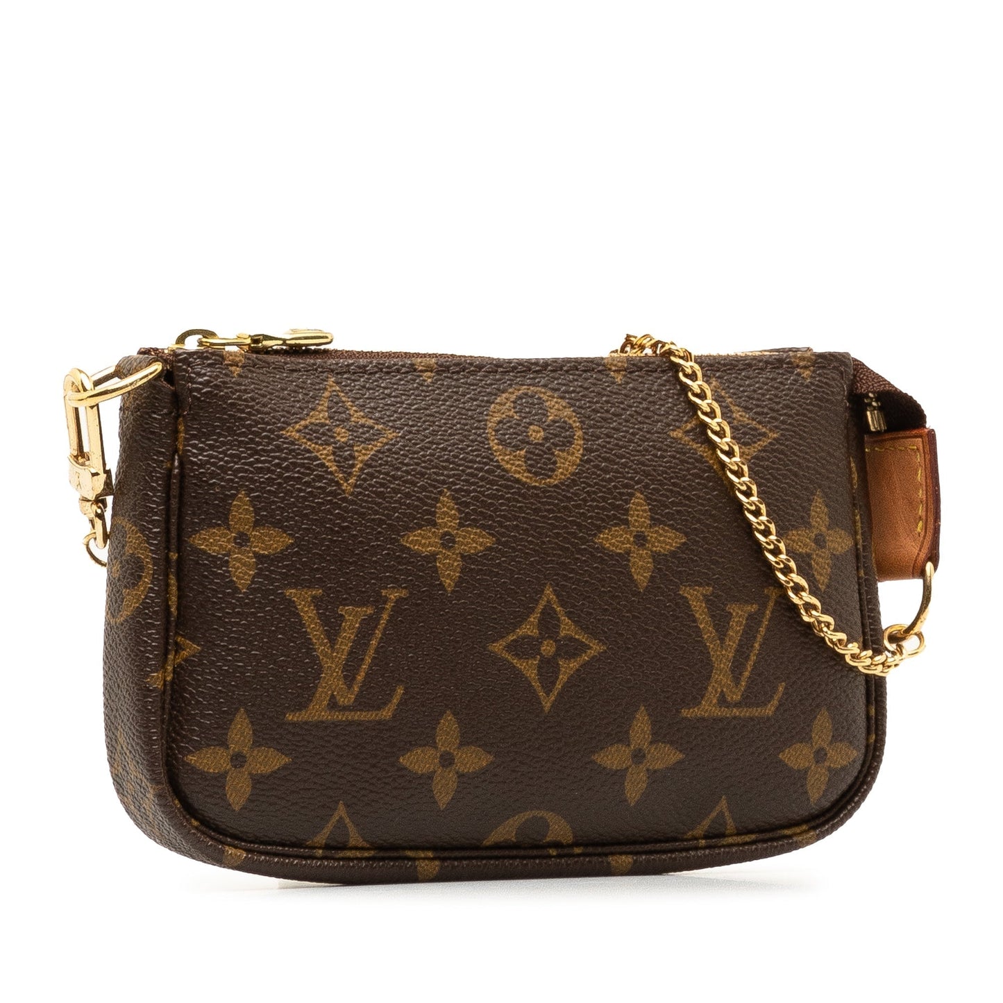 Brown Louis Vuitton Monogram Mini Pochette Accessoires Shoulder Bag