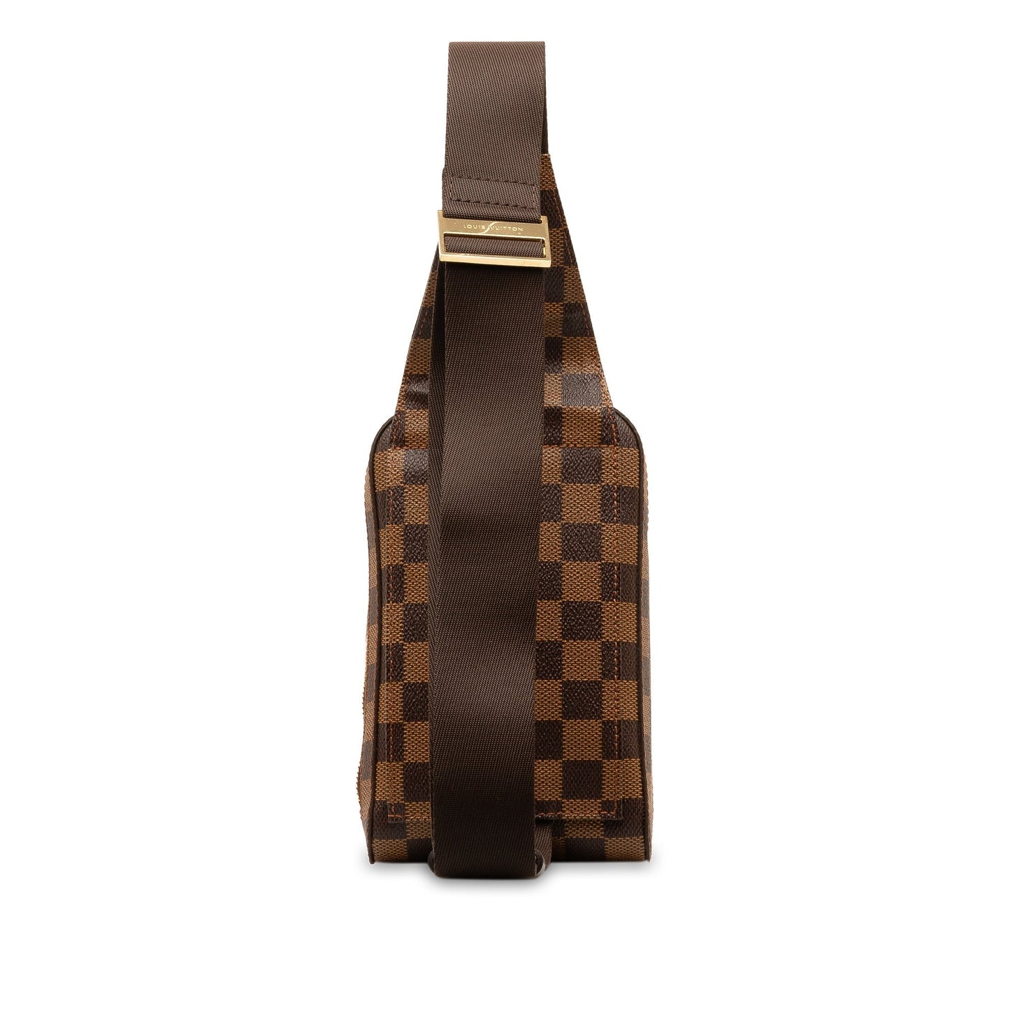 Brown Louis Vuitton Damier Ebene Geronimos Crossbody Bag