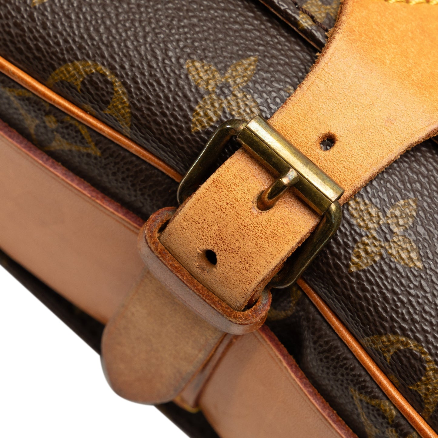 Brown Louis Vuitton Monogram Cartouchiere MM Crossbody Bag