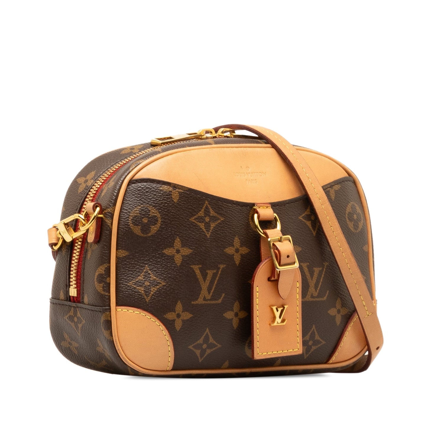 Brown Louis Vuitton Monogram Deauville Mini Crossbody Bag