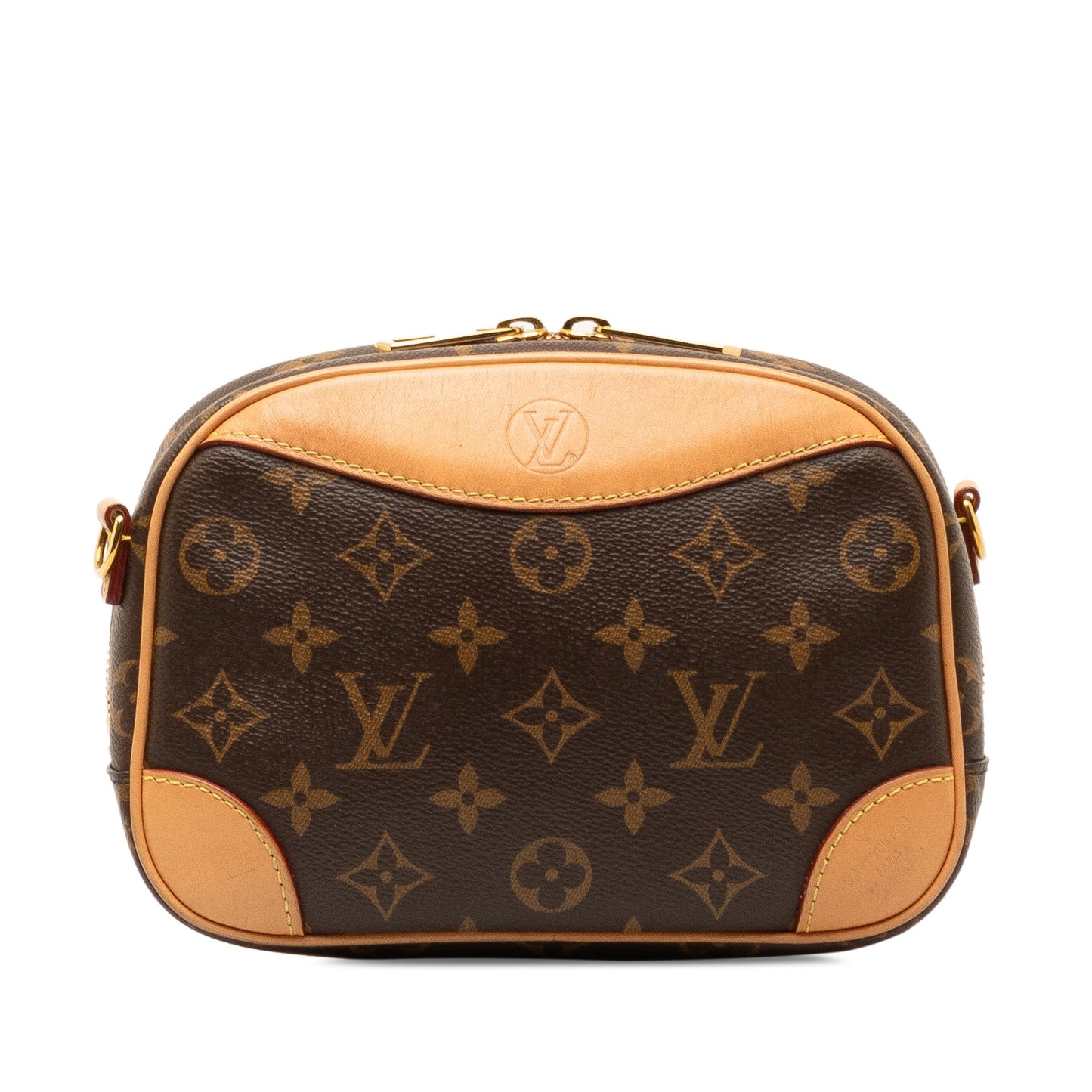 Brown Louis Vuitton Monogram Deauville Mini Crossbody Bag