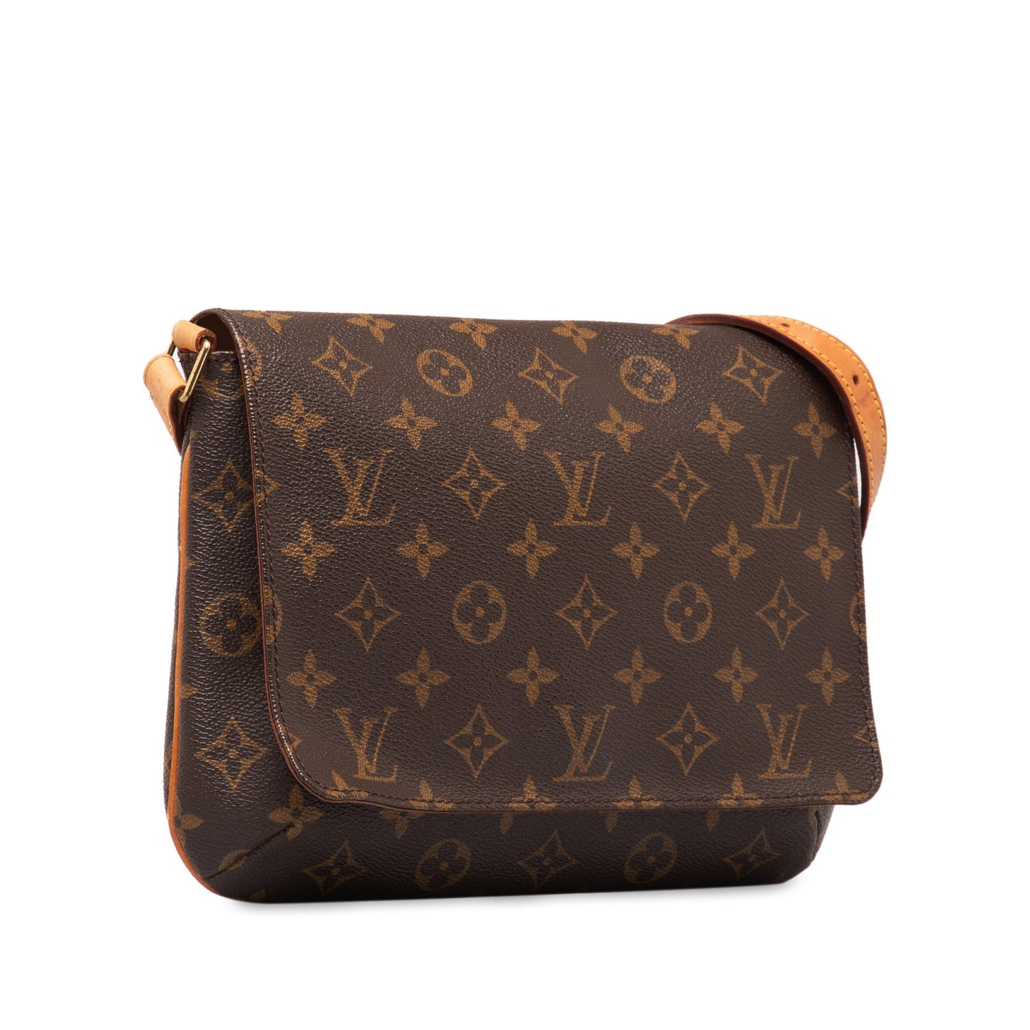 Brown Louis Vuitton Monogram Musette Tango Short Strap Shoulder Bag