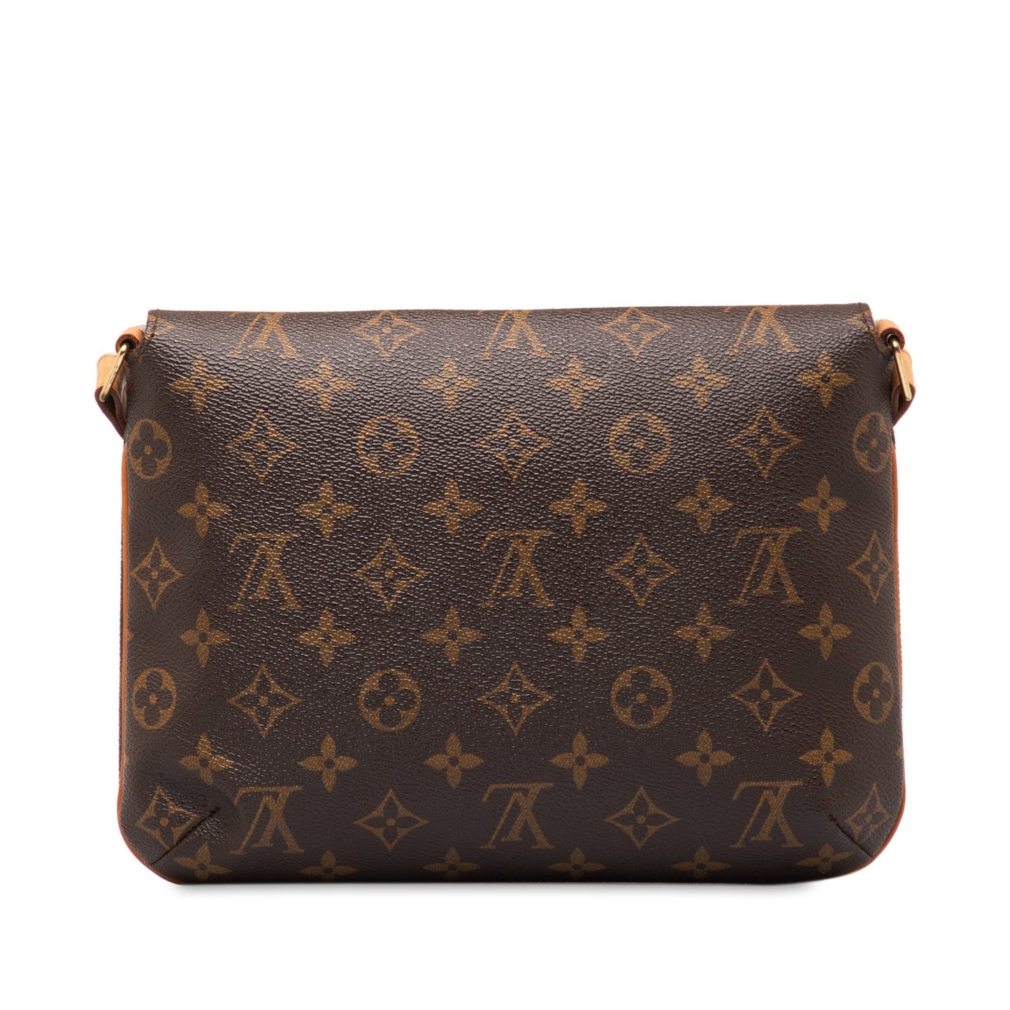 Brown Louis Vuitton Monogram Musette Tango Short Strap Shoulder Bag